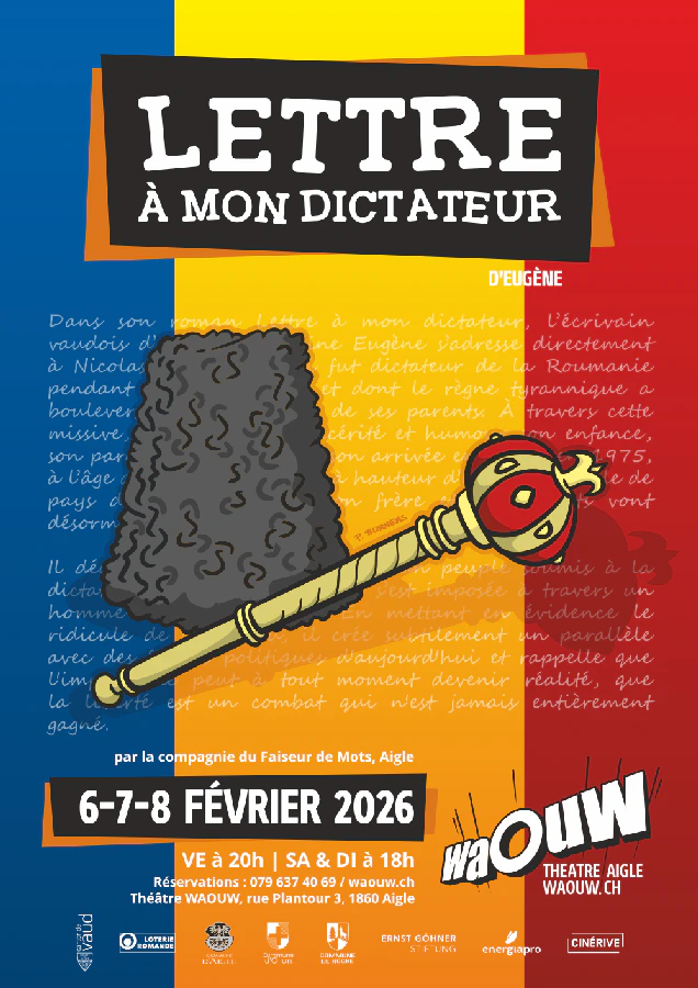 Affiche du spectacle Lettre à mon dictateur
