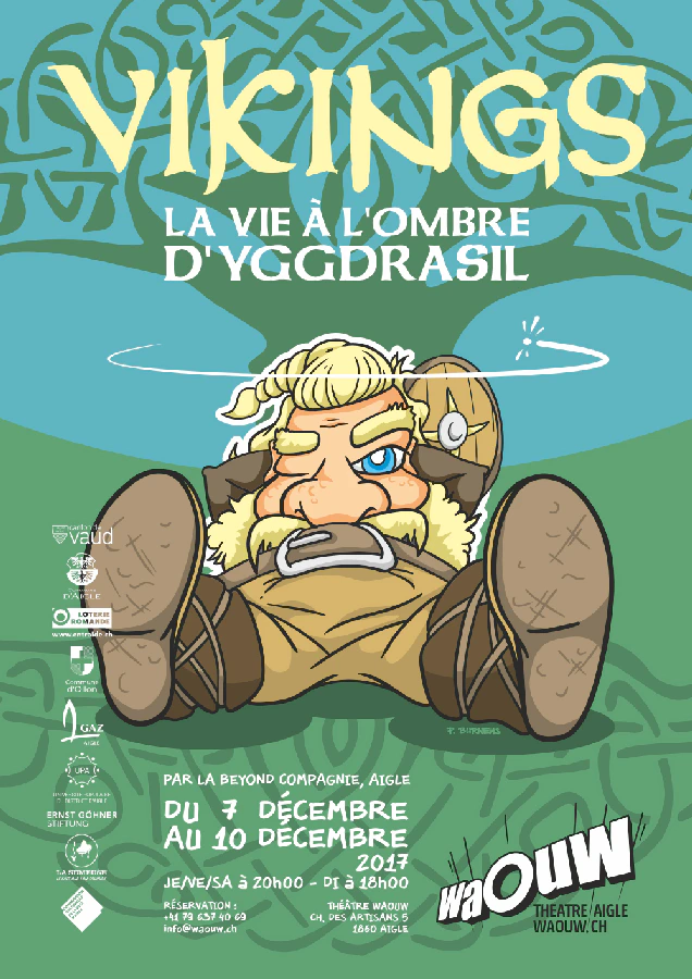 Affiche du spectacle Vikings - La vie à l'ombre d'Yggdrasil