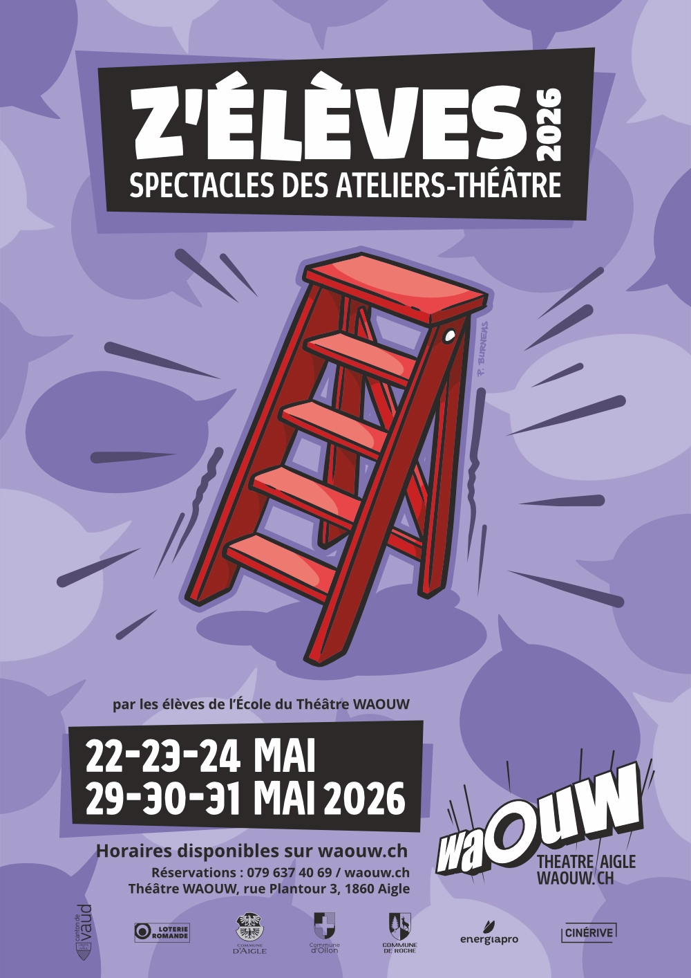 Affiche du spectacle Zélèves 2026 - Les spectacles de l'école