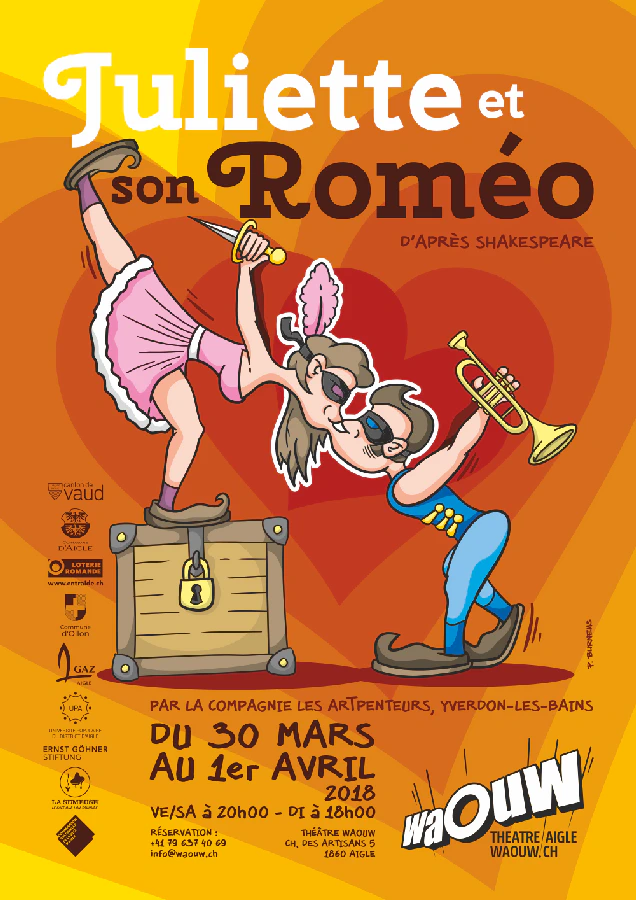 Affiche du spectacle Juliette et son Roméo