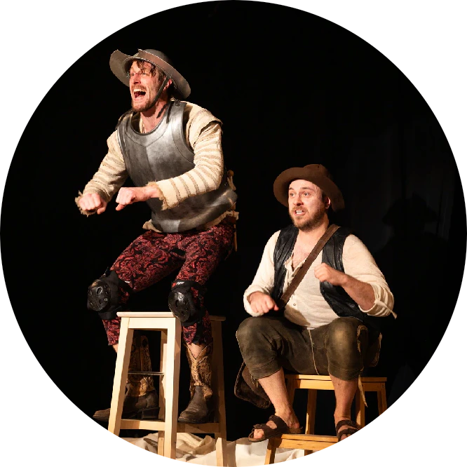Affiche du spectacle Quichotte & Pança