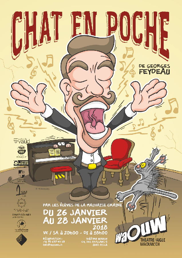 Affiche du spectacle Ciel mon Vaudeville !