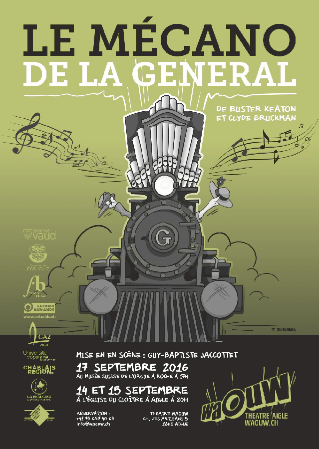 Affiche du spectacle Le Mécano de la General