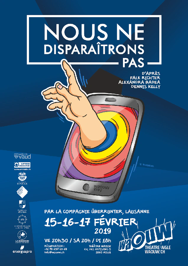 Affiche du spectacle Nous ne disparaîtrons pas