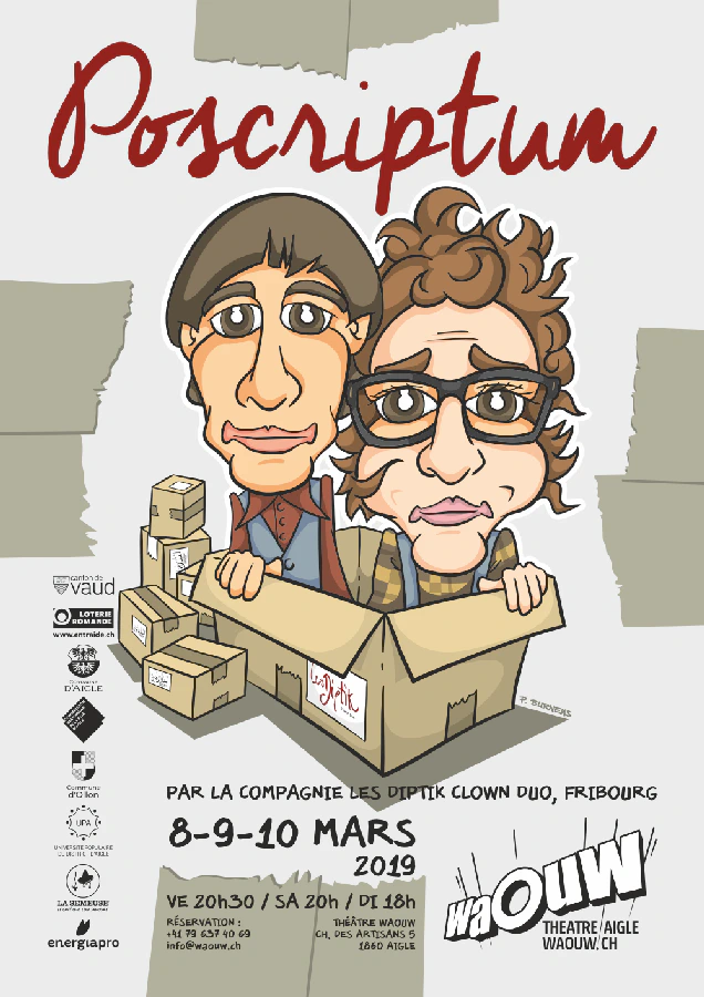Affiche du spectacle Poscriptum