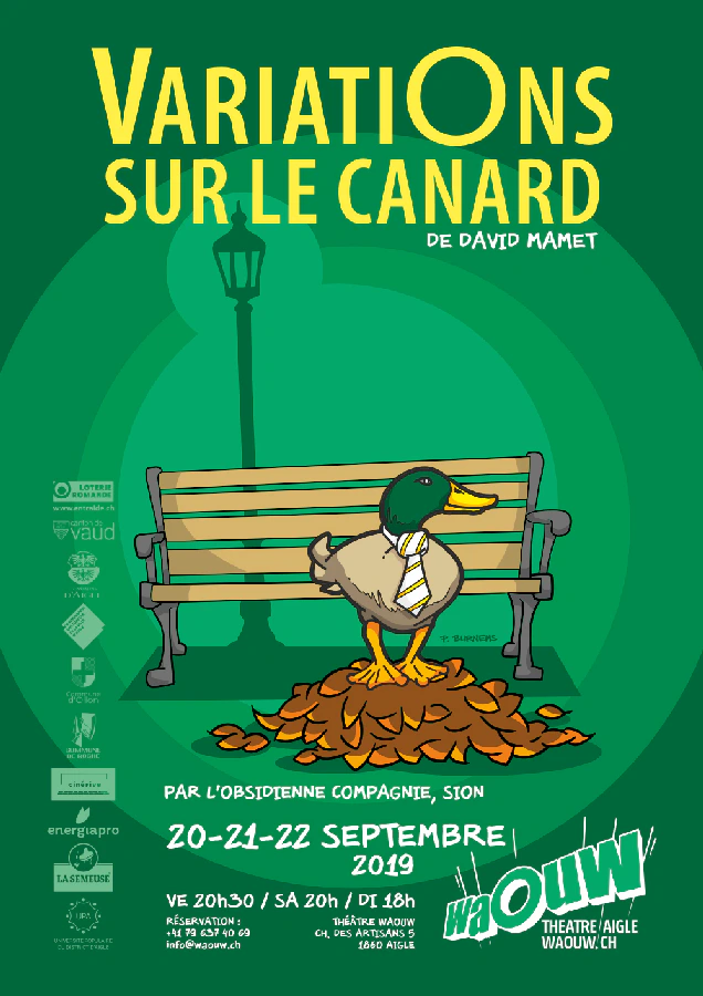 Affiche du spectacle Variations sur le canard