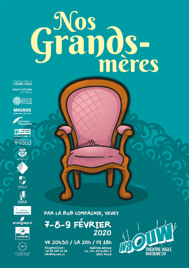 Affiche du spectacle Nos Grands-mères