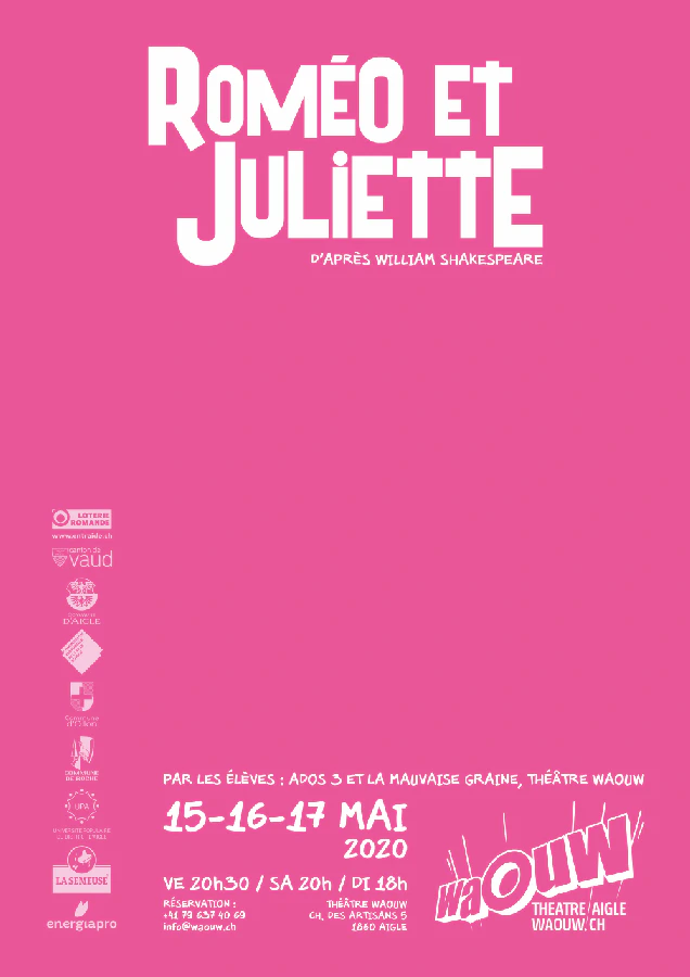 Affiche du spectacle Roméo et Juliette