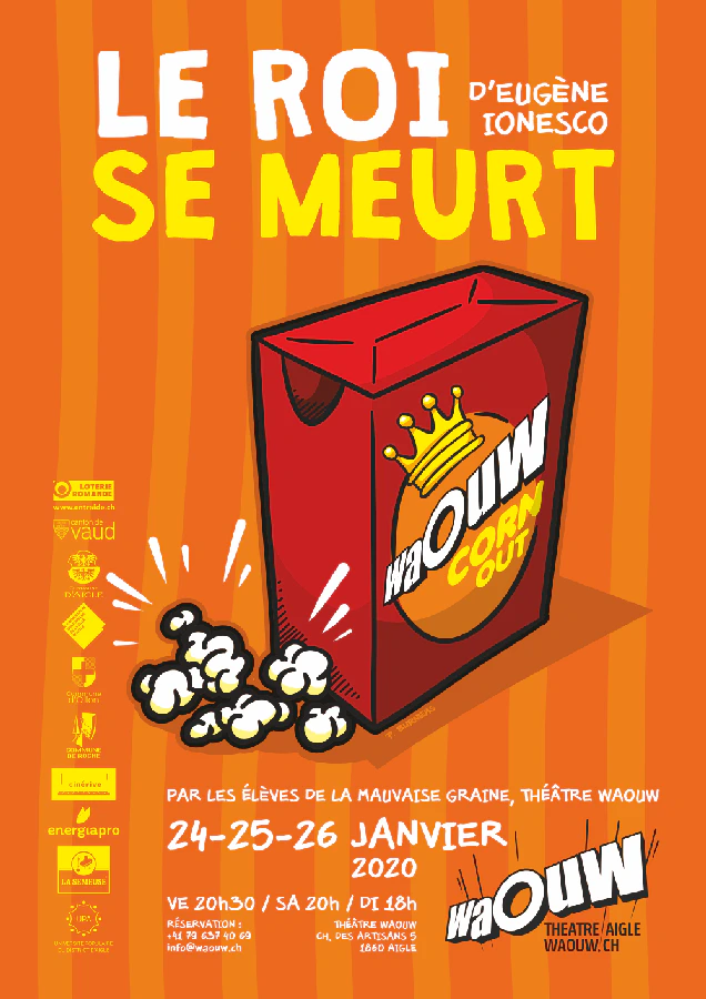 Affiche du spectacle Le roi se meurt