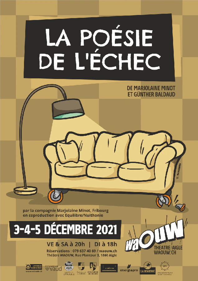 Affiche du spectacle La Poésie de l'échec