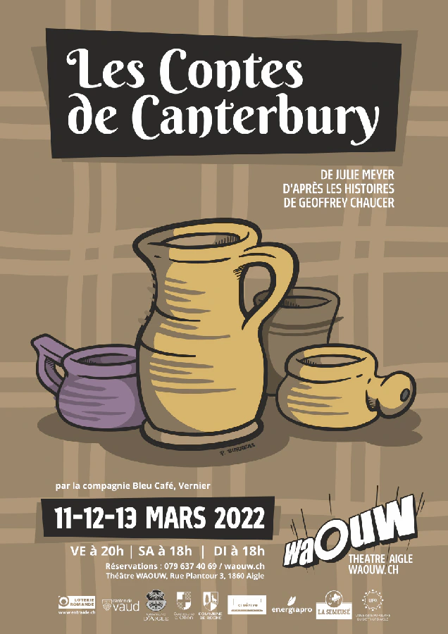 Affiche du spectacle Les Contes de Canterbury