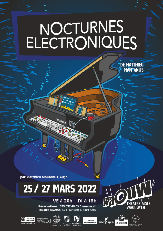 Affiche du spectacle Nocturnes électroniques